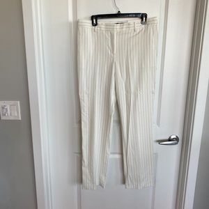 Ann Taylor white/black dress pant, size 8!